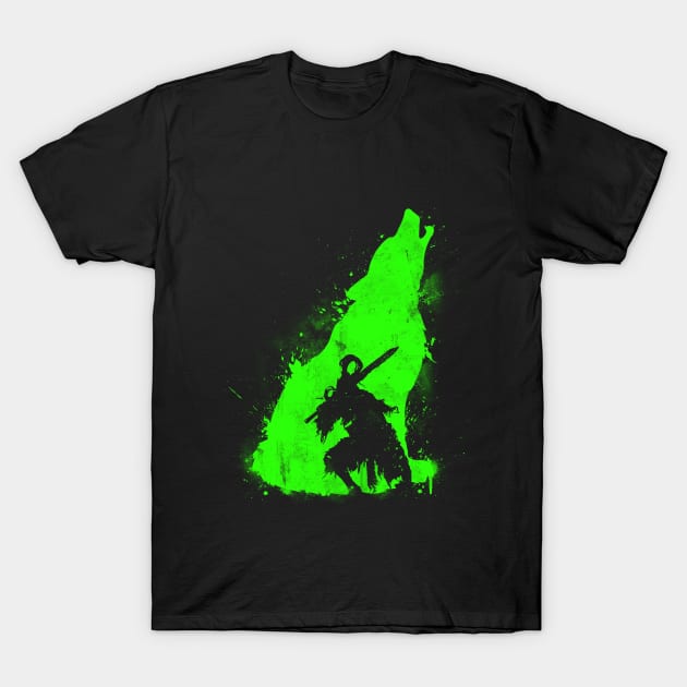 The walker of abyss version Green T-Shirt by Taki93